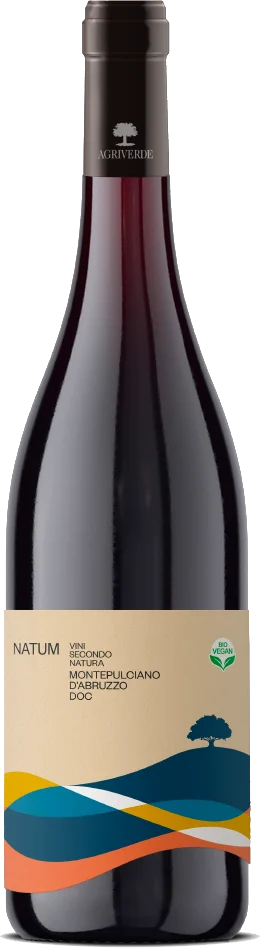 Cantine Agriverde Nattum Organic Montepulciano bottle