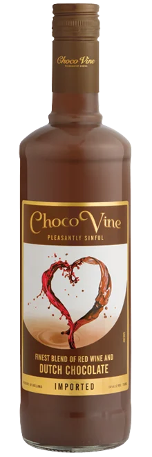 ChocoVine / Royal Dutch Distillers Choco Vine Cabernet Sauvignon-based chocolate dessert wine bottle