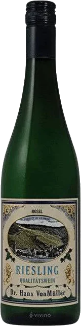 Dr. Hans Von Qualitat Riesling 750 Ml front bottle