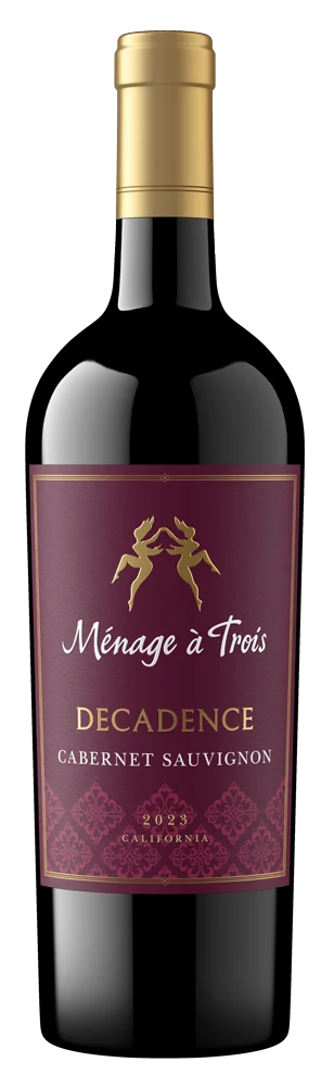 Menage a Trois Wines (Trinchero Family Estates) Cabernet Sauvignon bottle