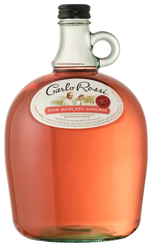 Carlo Rossi Vineyards Pink Moscato bottle