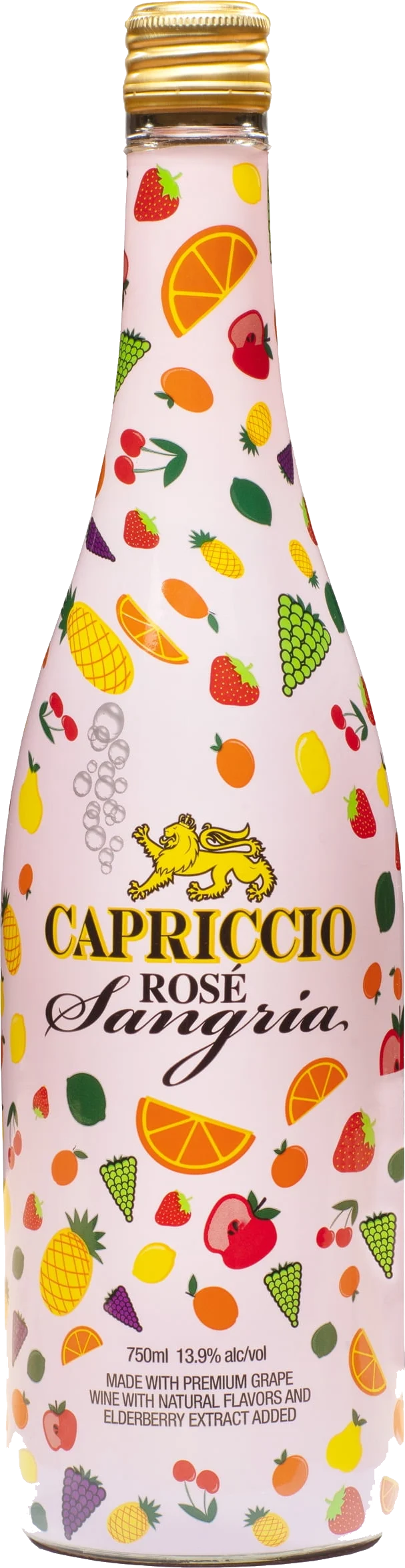 Capriccio Bubbly Sangria Rosé bottle