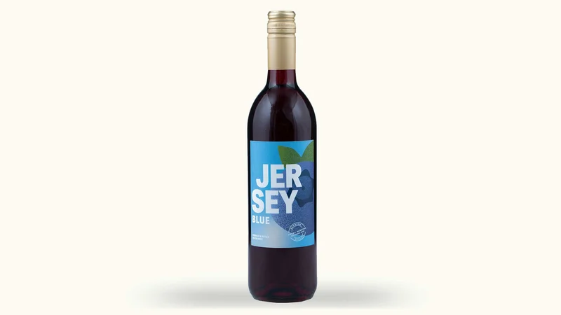 William Heritage Winery Jersey Blue Blueberry fruit wine bottle