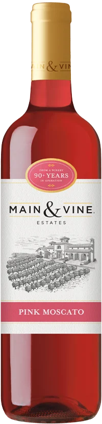 Beringer Main & Vine Pink Moscato bottle