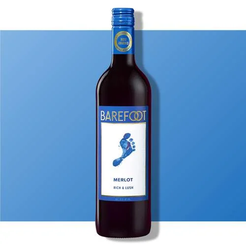 Barefoot Merlot 750 Ml front bottle