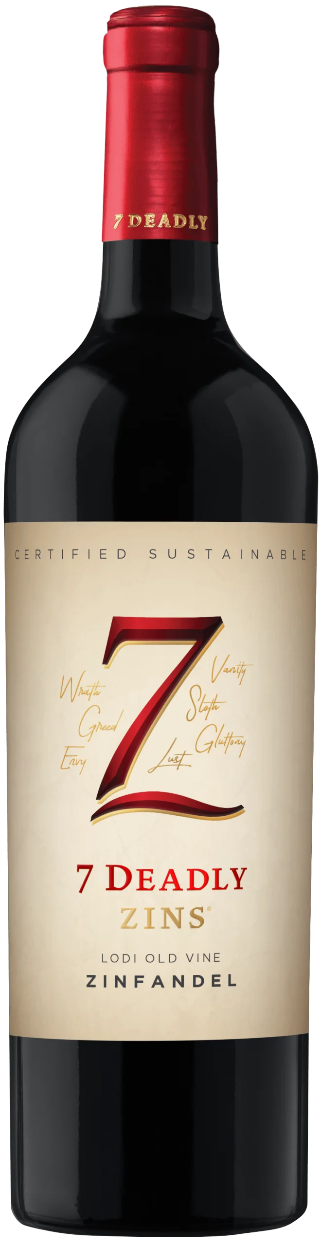 7 Deadly Wines The 7 Deadly Zinfandel bottle