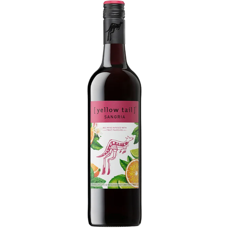 [yellow tail] Sangria Red sangria wine cocktail bottle
