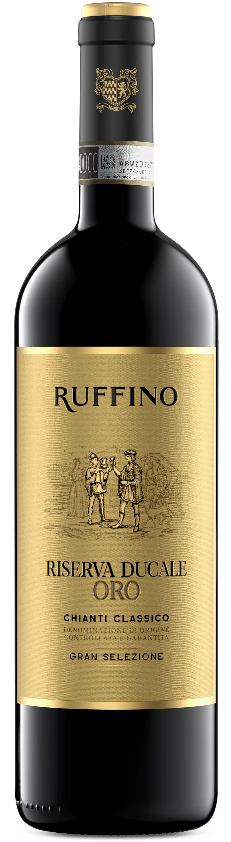 Ruffino Riserva Ducale Gold Sangiovese blend bottle