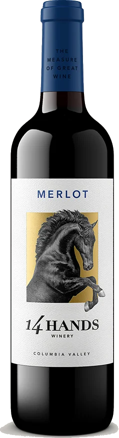 14 Hands Winery Merlot bottle