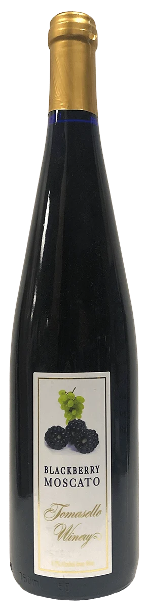 Tomasello Winery Blackberry Moscato bottle