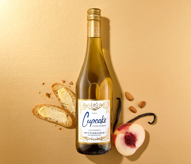 Cupcake Butter Chardonnay 750 Ml front bottle