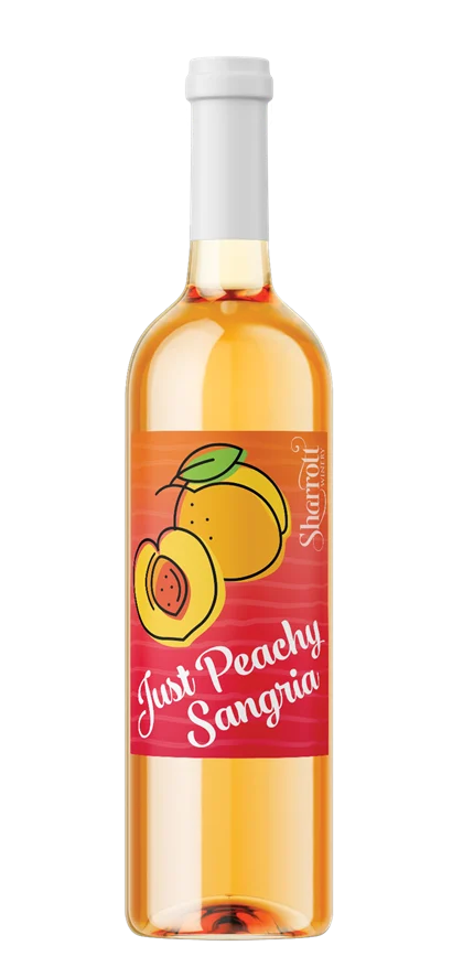 Sharrott Winery Just Peachy Sangria White sangria bottle