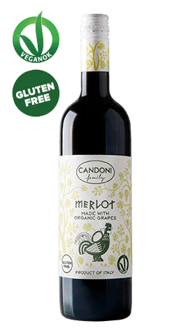 Candoni Merlot 750 Ml front bottle