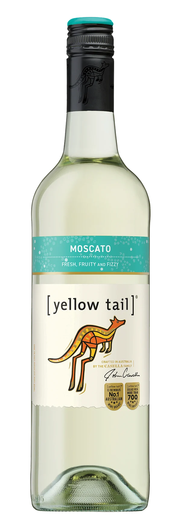 [yellow tail] / Casella Family Brands Moscato bottle