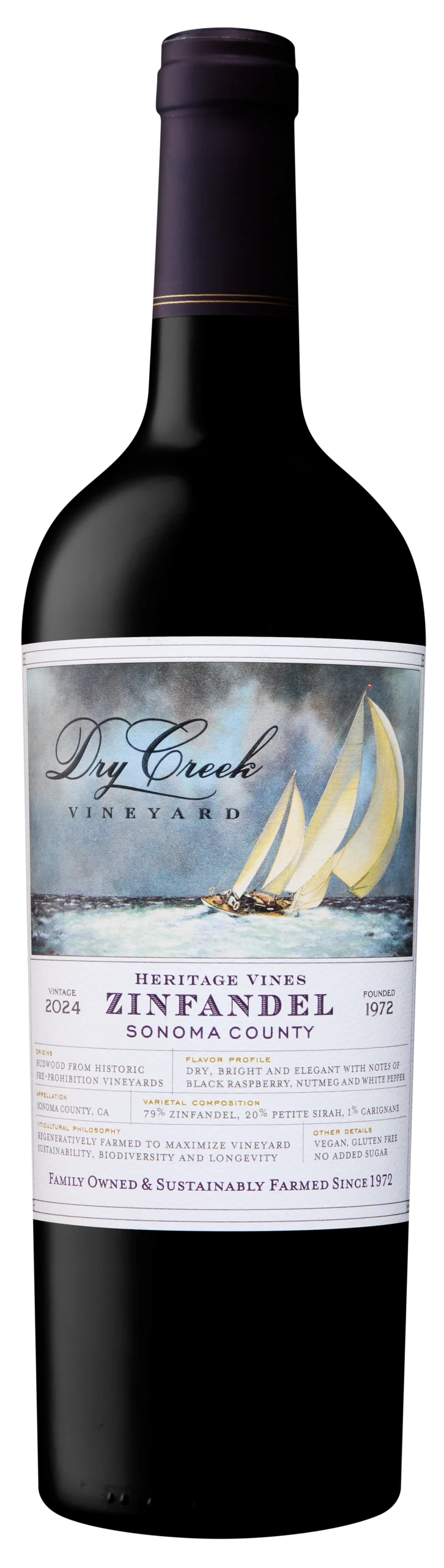 Dry Creek Vineyard Zinfandel bottle