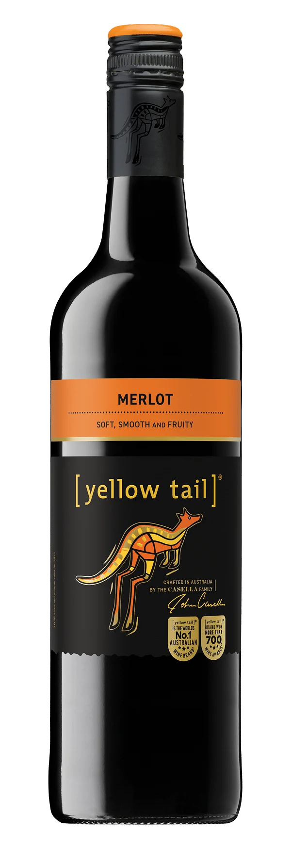 [yellow tail] / Casella Wines Pty Ltd. Merlot bottle