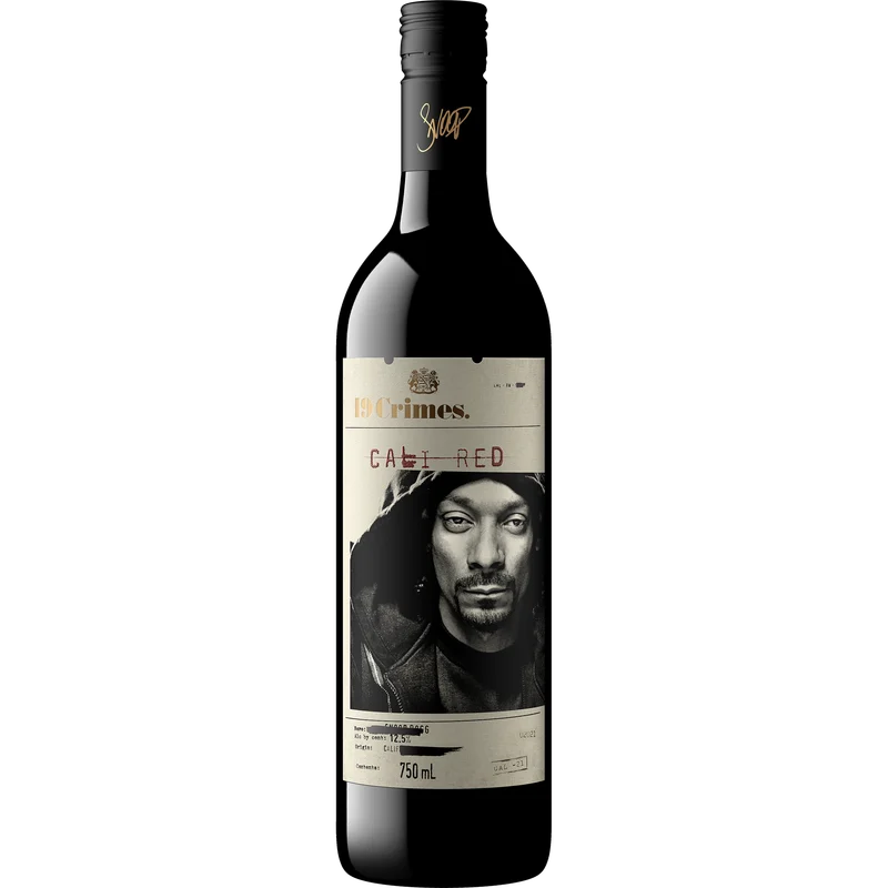 Cali by Snoop / 19 Crimes Red California Red Blend bottle