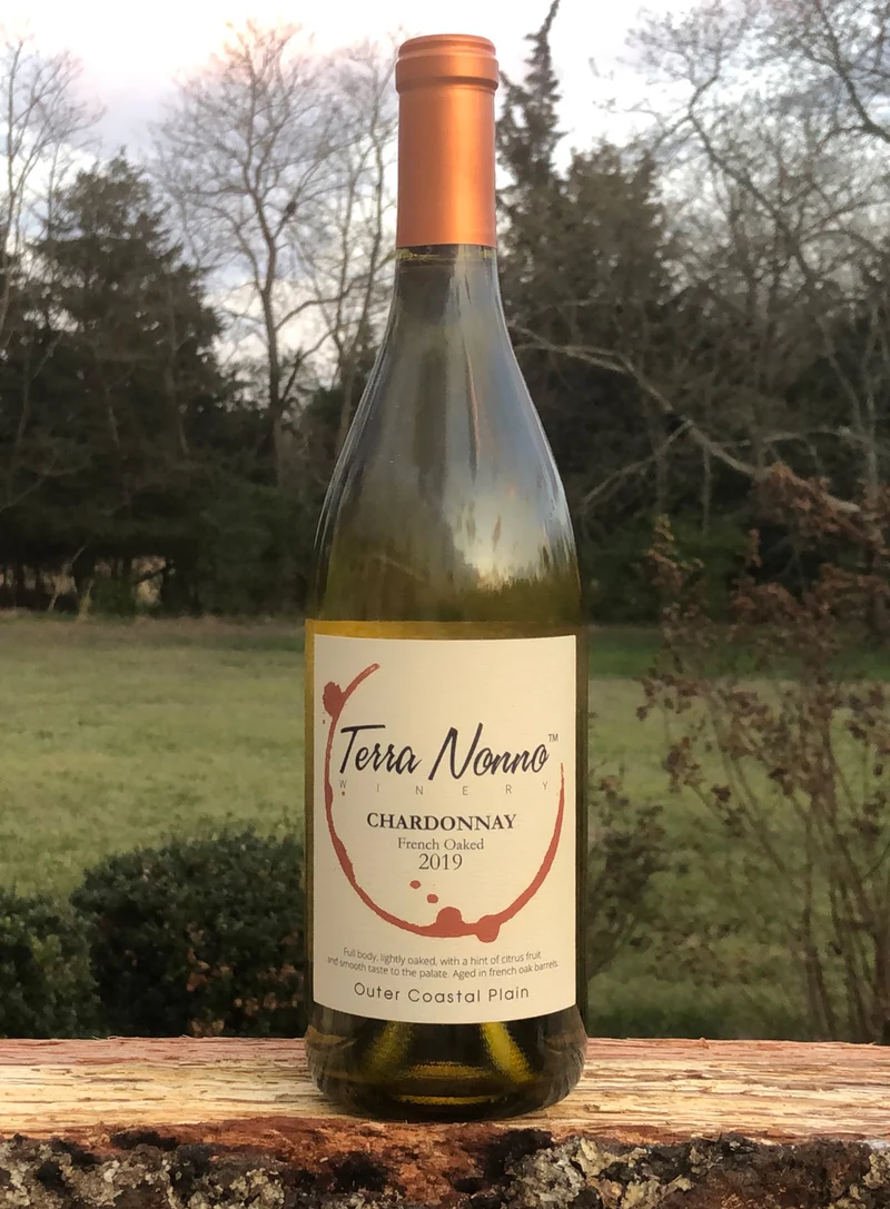 Terra Nonno Winery Chardonnay bottle