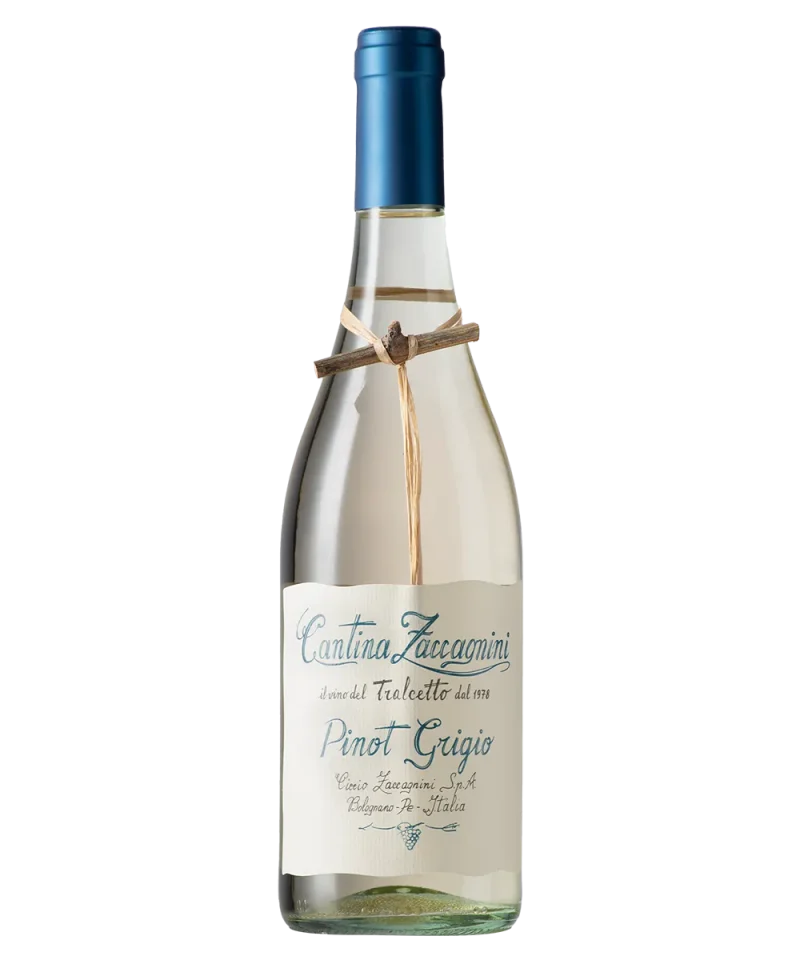 Zaccagnini Pinot Grigio 750 Ml front bottle