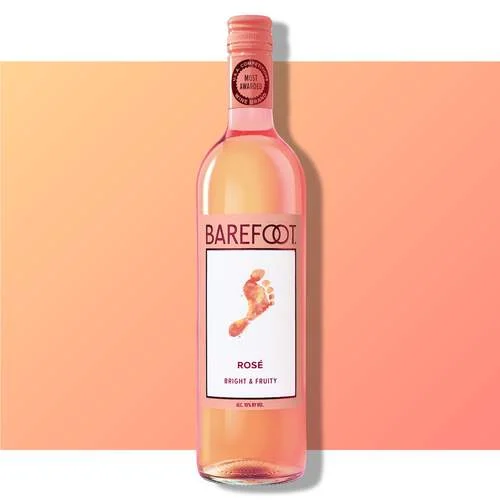 Barefoot Cellars Rosé bottle