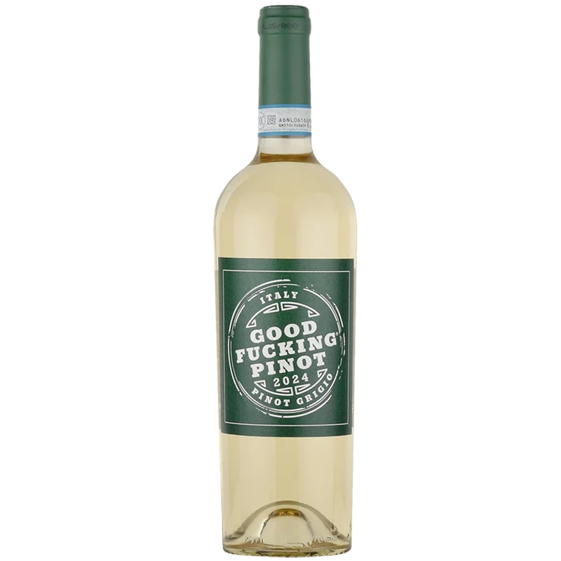 Good Fucking Brands Pinot Grigio bottle