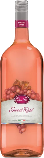 Elmo Pio Sweet Rosé bottle