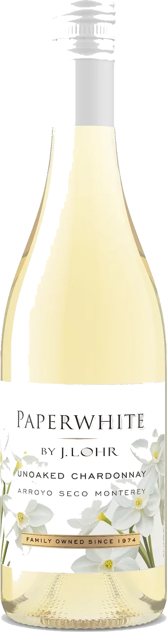 J. Lohr Vineyards & Wines Paperwhite Chardonnay bottle