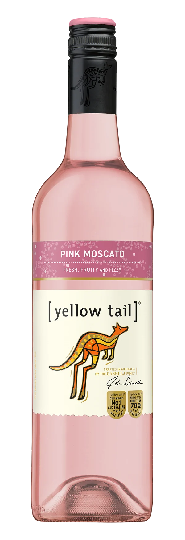 [yellow tail] Pink Moscato bottle