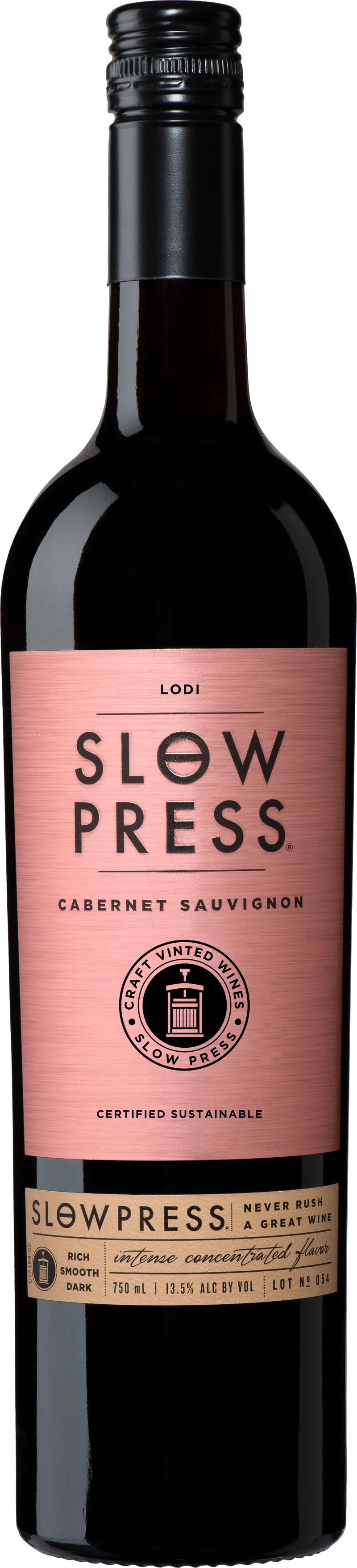 Slow Press Wines Cabernet Sauvignon bottle