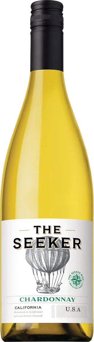 The Seeker Wines Chardonnay bottle