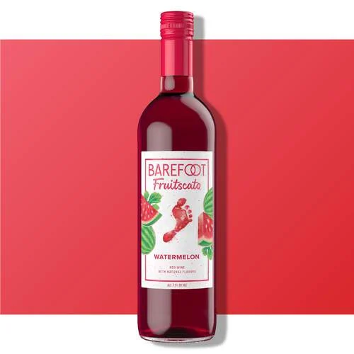 Barefoot Fruitscato Watermelon 750 Ml front bottle