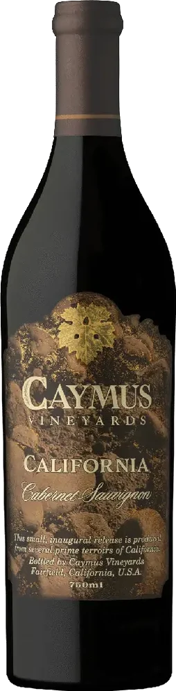 Caymus Vineyards Cali Cabernet Sauvignon bottle