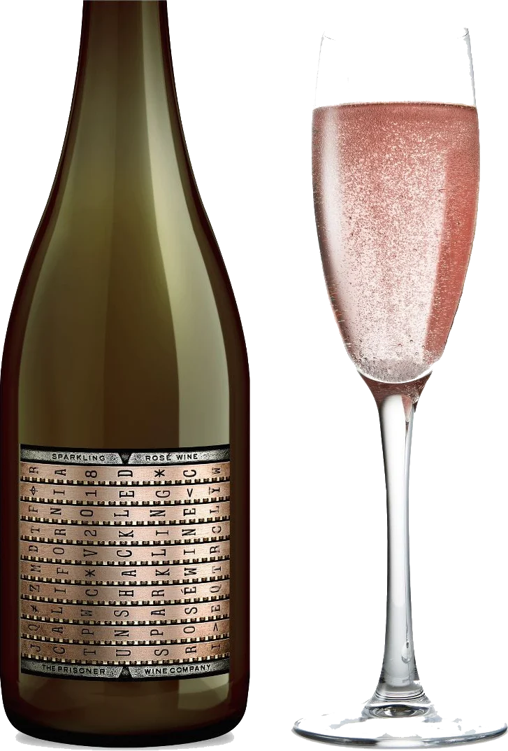Unshackled Sparkling Rose bottle