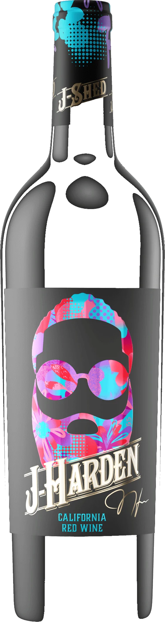 J-Harden x J-Shed Red Blend bottle
