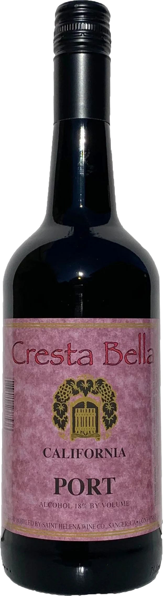 Cresta Bella Port bottle