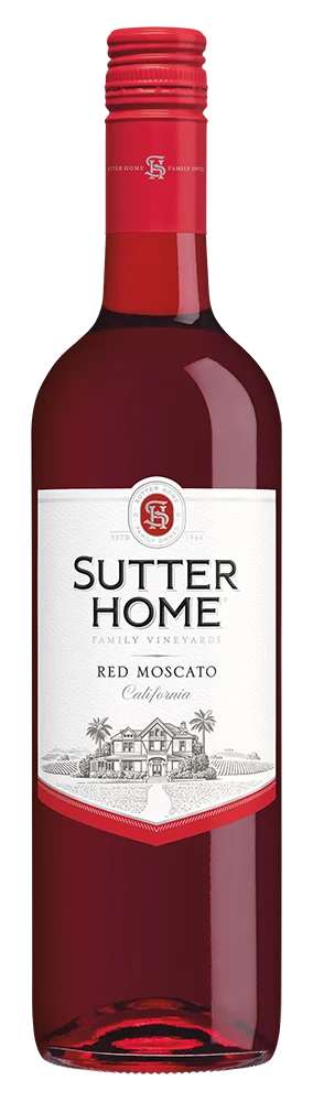 Sutter Home Family Vineyards Red Moscato bottle