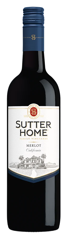 Sutter Home Family Vineyards Merlot bottle