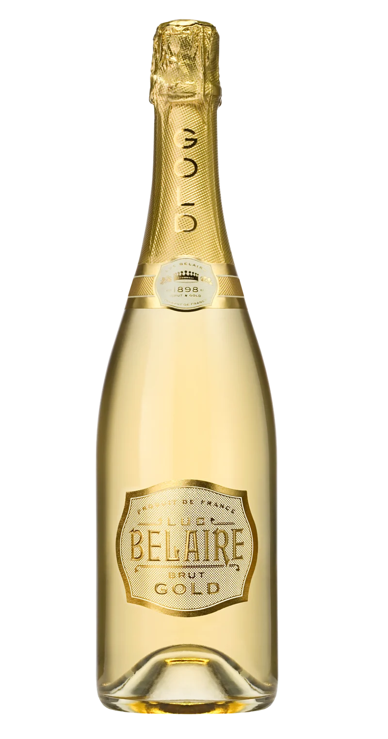 Luc Belaire Brut Gold Chardonnay and Pinot Noir bottle